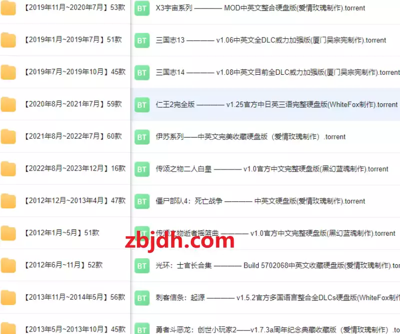 某游戏站全站游戏合集【种子】更至23年11月