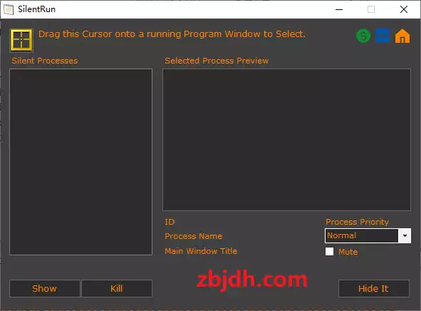 SilentRun/一键隐藏软件且静默运行/支持声音禁音